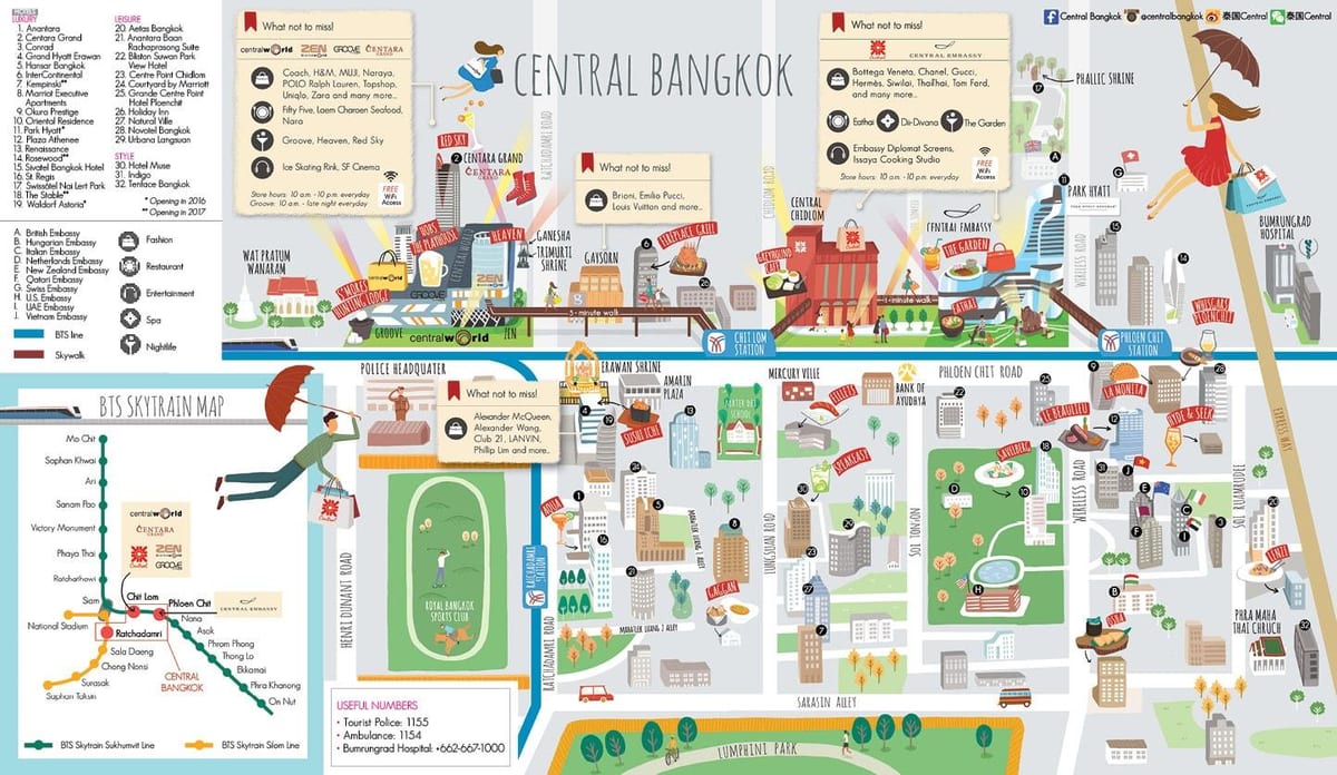 bangkok sant komèsyal kat jeyografik