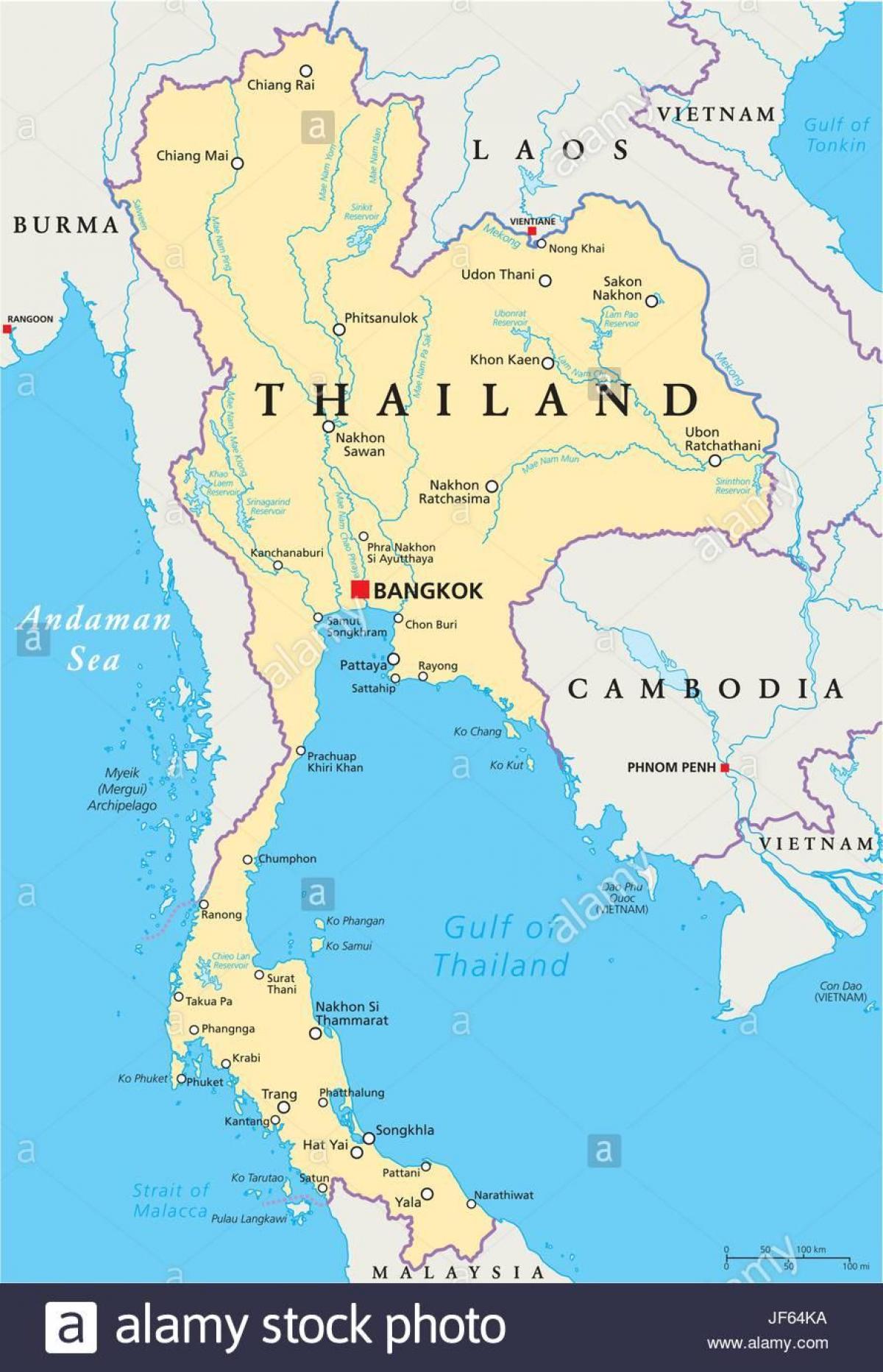 bangkok, thailand kat jeyografik mond lan