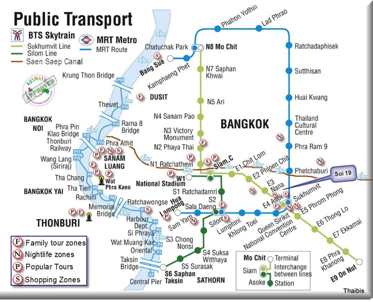 bangkok transpò piblik kat jeyografik