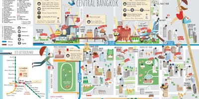 Bangkok sant komèsyal kat jeyografik