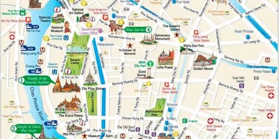 Bangkok kote nan enterè kat jeyografik