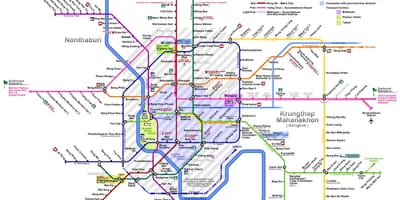 Transpò piblik kat jeyografik bangkok